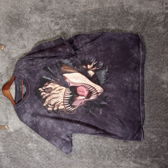 The Mountain Dinosaur T-rex Bust Throught Tee Mens 4X Jerry Loforo 2012 - Picture 2 of 9